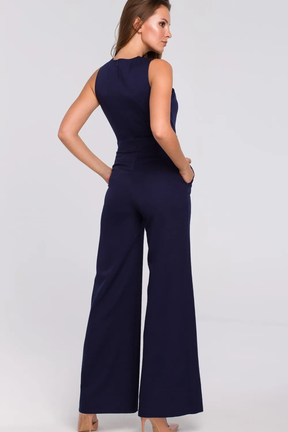 Discount Kobinezon ze krzyżowaną górą - atraentowy Eleganckie Kombinezony|Kombinezony
