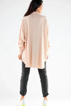 New Koszula oversize o luźnym kroju - beżowa Koszule