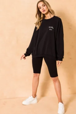 New Krótkie egginy typu koarki - czarne Legginsy|Odzież Casualowa