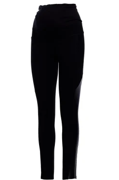 Legginsy ciążowe - czarne Spodnie|Legginsy