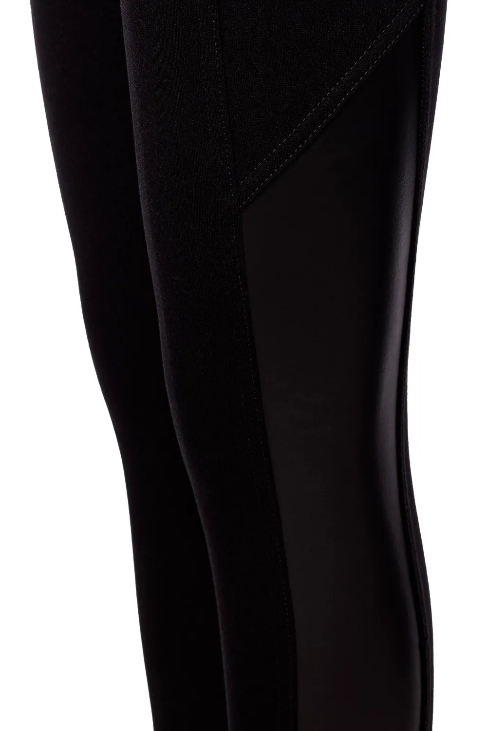Legginsy ciążowe - czarne Spodnie|Legginsy