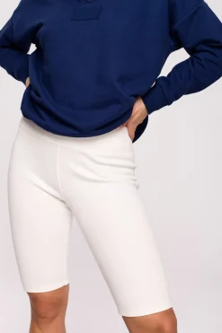 Sale egginy typu koarki - ecru Legginsy|Odzież Casualowa