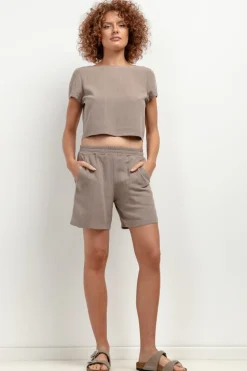 Clearance ekki krótki top z ne - okka Odzież Casualowa|Dobry Skład