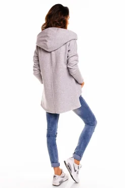uźna buza overize z kapture - zara Odzież Casualowa|Bluzy