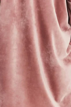 Hot Luźna prosta bluzka z dekoltem w serek - różowa Odzież Casualowa|Bluzy