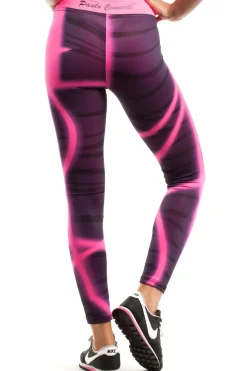 Clearance Modne neonowe legginsy sportowe - model 2 Odzież Casualowa|Spodnie