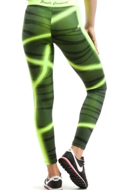 Hot Modne neonowe legginsy sportowe - model 1 Odzież Casualowa|Spodnie