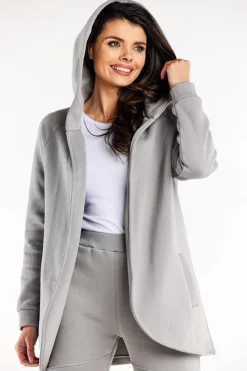 Discount Niezapinana narzutka z kapture - zara Odzież Casualowa|Dobry Skład