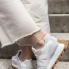 Sale Niskie trampki Amely - białe Sneakersy
