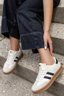 Best Niskie trampki Britne - beżowe Sneakersy