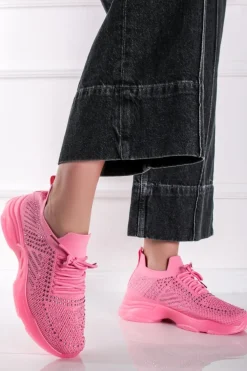 Niskie trampki Nevis - fuksjowe Sneakersy