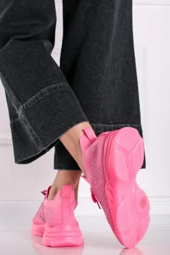 Niskie trampki Nevis - fuksjowe Sneakersy