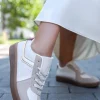 Sale Niskie trampki Yana - beżowe Sneakersy