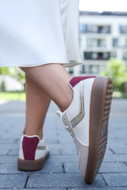 Sale Niskie trampki Yana - beżowe Sneakersy