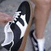 Hot Niskie trampki Yara - czarno-białe Sneakersy