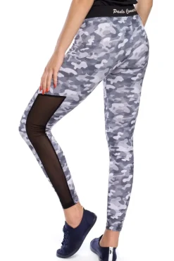 Hot Nowoczene egginy ze wtawką na łydce Legginsy