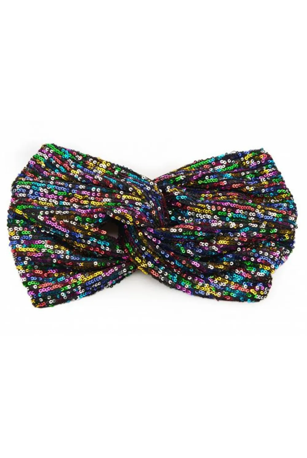 Hot Opaska bandana na głowę - kolorowa-cekiny Akcesoria