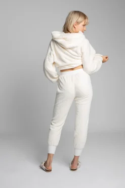 Clearance Puzowe podnie joggery - ecru Odzież Casualowa|Spodnie
