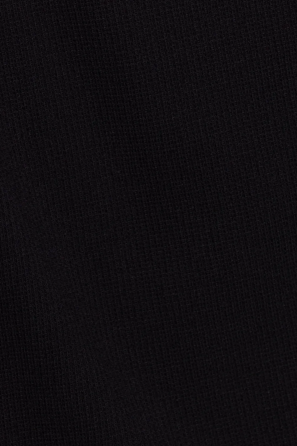 Outlet Prążkowana ukienka ini z długi rękawe – czarna Odzież Casualowa|Dobry Skład