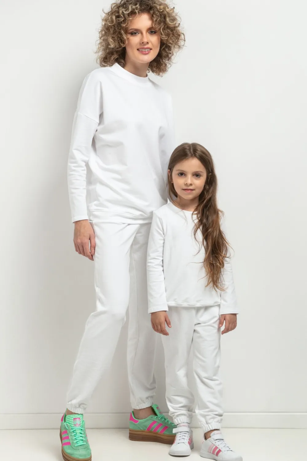 Discount Prosta bluza ze stójką dla dziewczynki - biała Dzieci Odzież Dziecięca|Dobry Skład