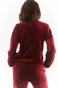 Clearance Prota buza z apaai - bordowa Odzież Casualowa|Bluzy