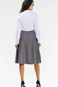Clearance Rozkozowana pódnica idi - zara Spódnice