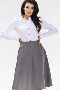 Clearance Rozkozowana pódnica idi - zara Spódnice