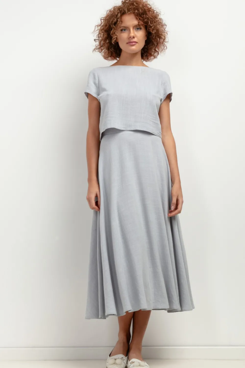 Clearance Rozkozowana zwiewna pódnica axi z ne - zara Spódnice|Odzież Casualowa