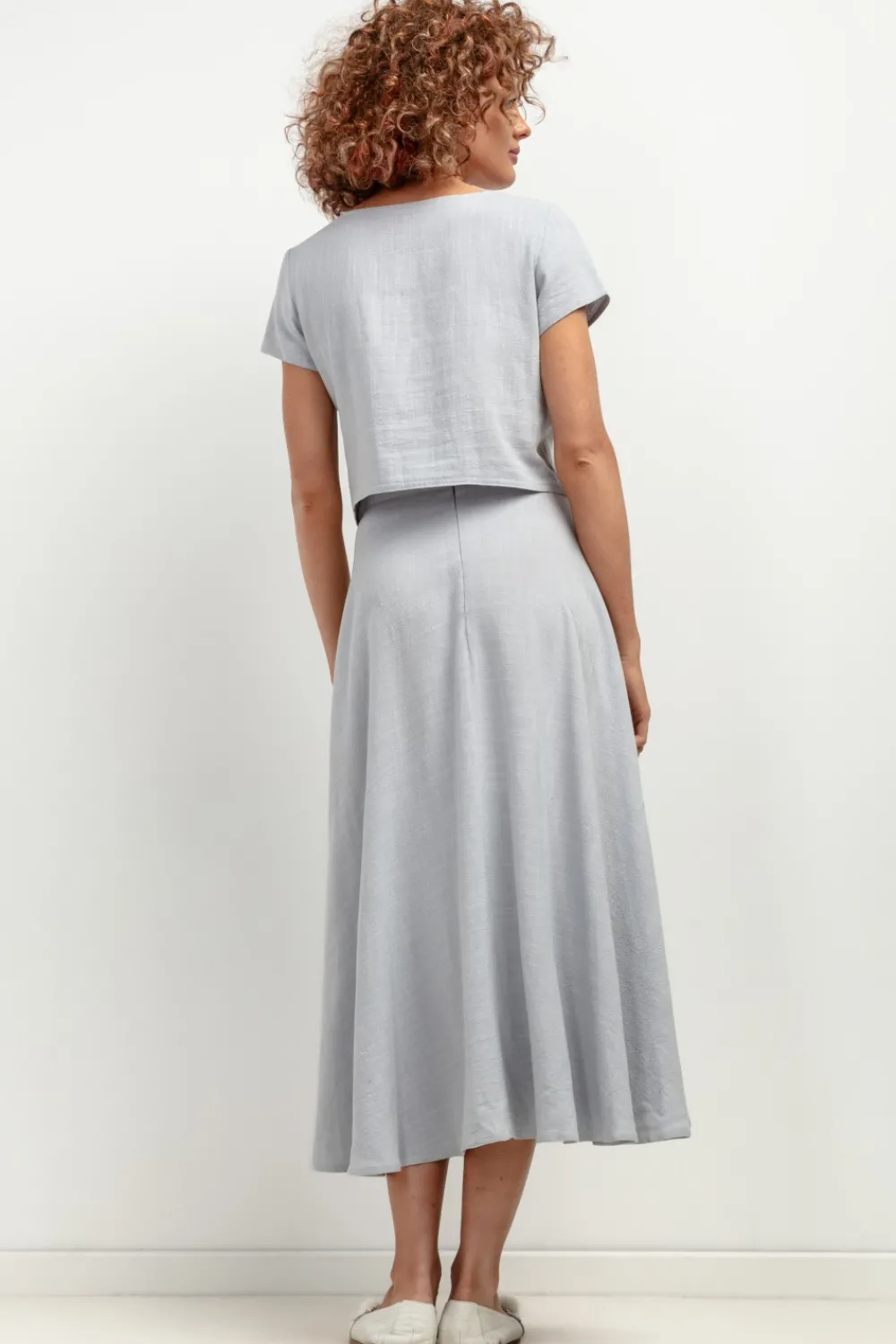 Clearance Rozkozowana zwiewna pódnica axi z ne - zara Spódnice|Odzież Casualowa