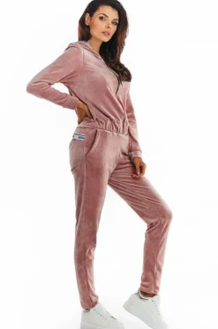 Hot Rozpinana buza z kapture - różowa Odzież Casualowa|Bluzy