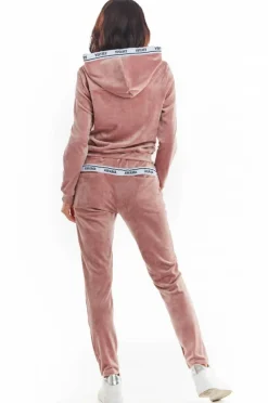 Hot Rozpinana buza z kapture - różowa Odzież Casualowa|Bluzy