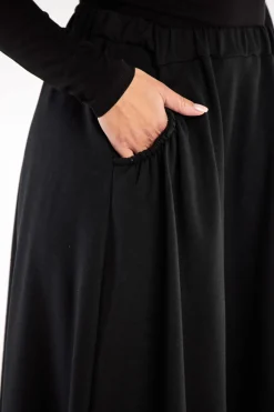 Best pódnica axi z guą w taii - czarna Odzież Casualowa|Dobry Skład