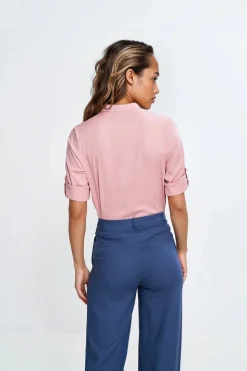 Best podnie bootcut z kiezeniai - kobatowe Spodnie