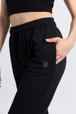 New podnie typu joggery - czarne Odzież Casualowa|Spodnie