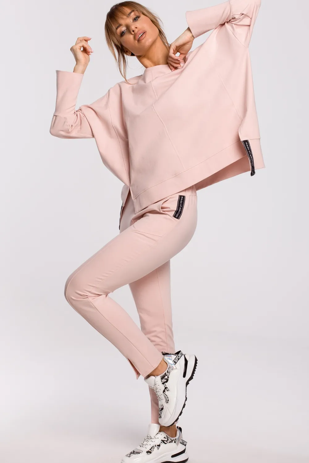 Hot podnie z rozporkai - różowe Dobry Skład|Spodnie