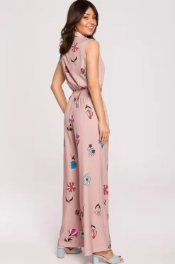 Hot tyowy kobinezon z nadrukie - ode 1 Eleganckie Kombinezony|Kombinezony