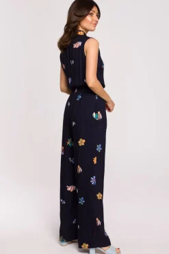 Online Stylowy kombinezon z nadrukiem - model 3 Eleganckie Kombinezony|Kombinezony