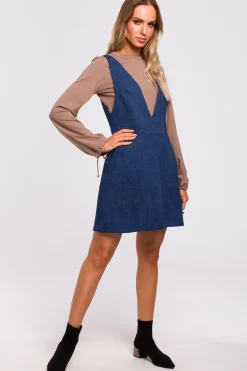 Hot Sukienka bezrękawnik - denim Sukienki