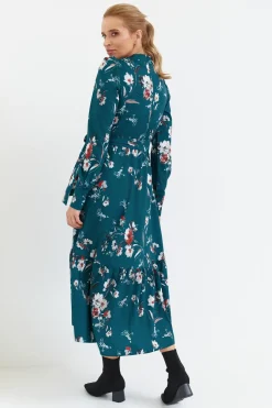 Discount ukienka axi z fabaną i nadrukie - zieona Maxi
