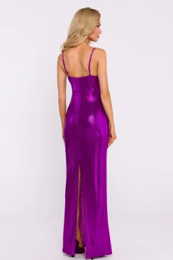 Hot ukienka axi z arzczenie pod biute - purpurowa Maxi|Sukienki