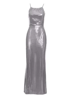 Best ukienka axi z wyoki rozcięcie - rebrna Maxi|Kolory I Printy Sezonu