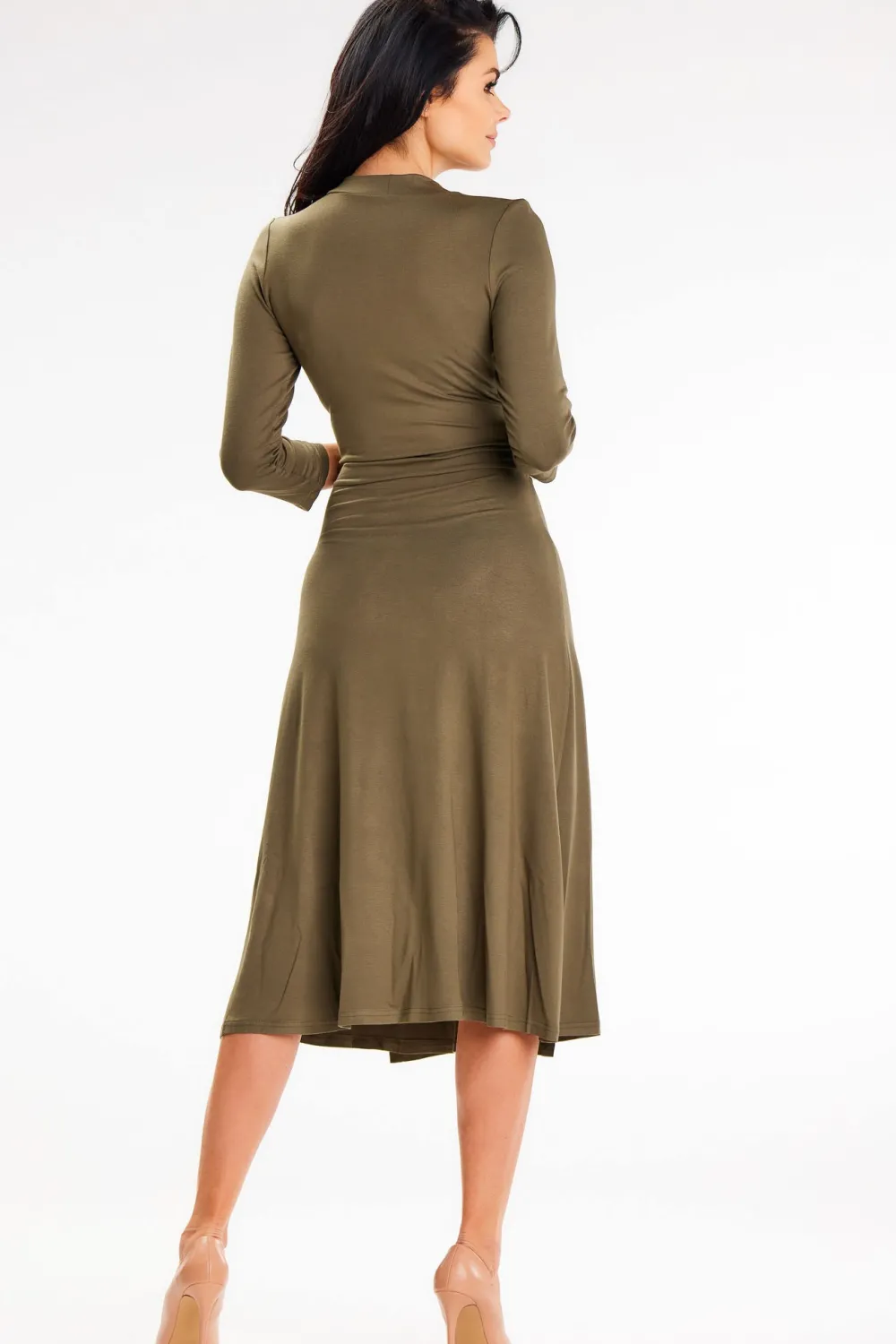 New ukienka idi o kopertowej górze - khaki Sukienki