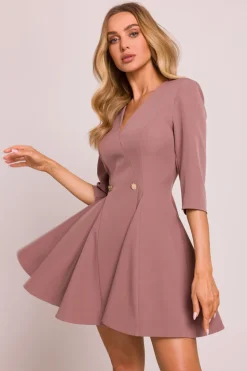 Clearance ukienka ini rozkozowana z kinai - okka Sukienki Na Wiosnę|Mini