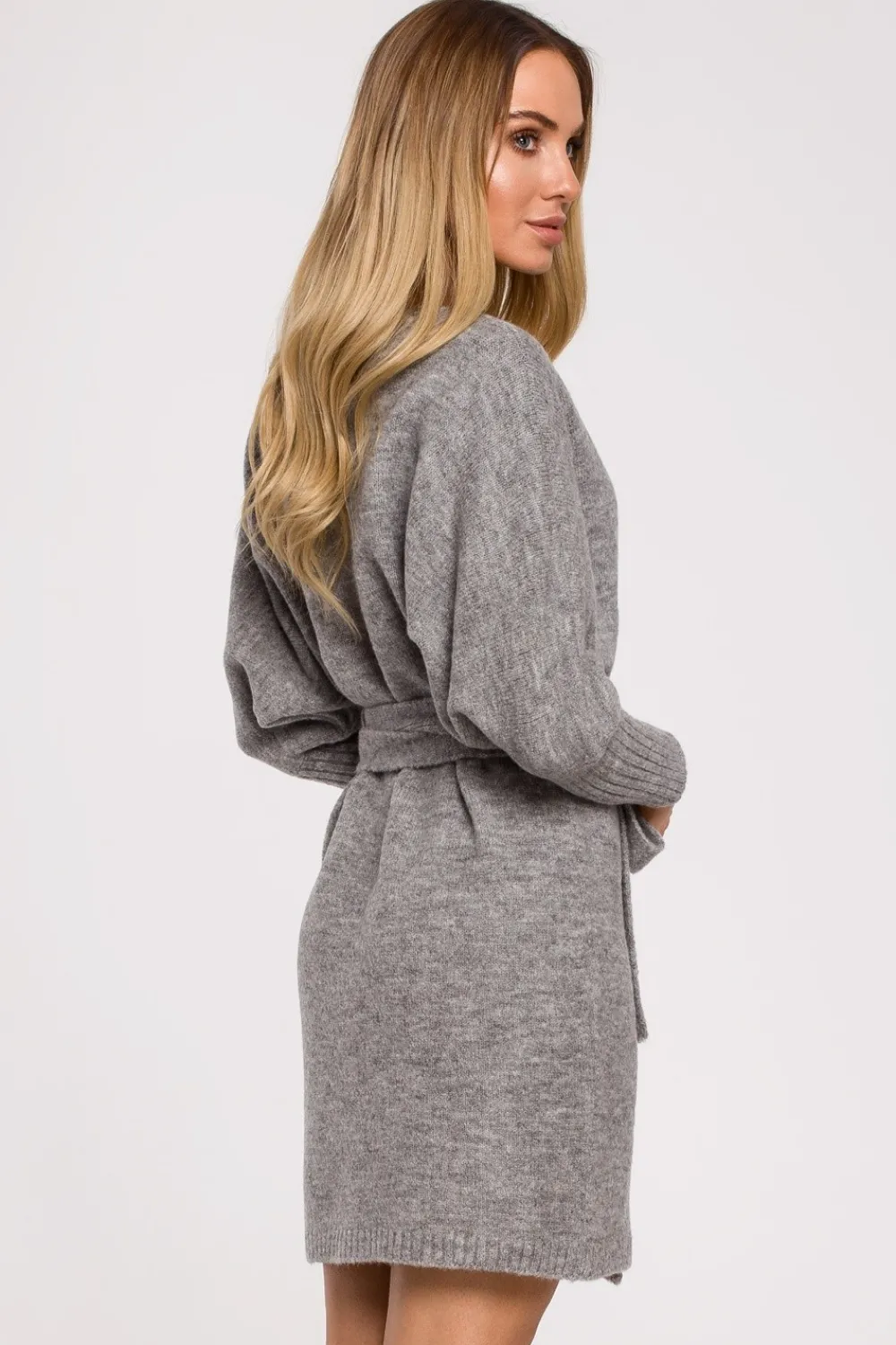 Discount ukienka wetrowa kopertowa z wiązanie - zara Swetry|Sukienki