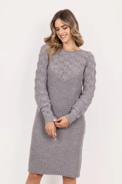 Clearance ukienka wetrowa z ażurowy wzore - zara Swetry|Sukienki