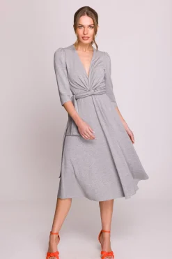 Discount ukienka z głęboki dekote V - zara Sukienki Na Wiosnę|Sukienki