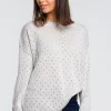 Sale Sweter z oczkami - szary Swetry