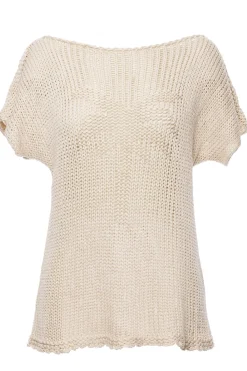 Online Sweter z palmą - beżowy Swetry
