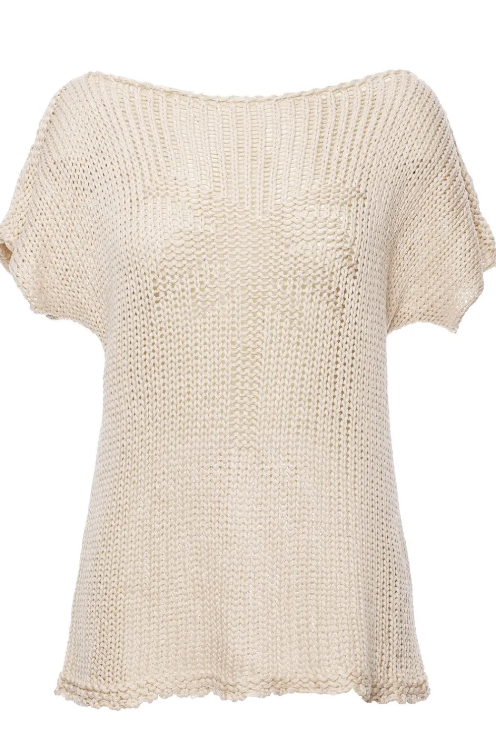 Online Sweter z palmą - beżowy Swetry