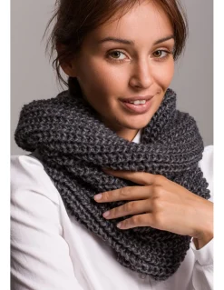 Clearance Szeroki stylowy komin - grafitowy Akcesoria